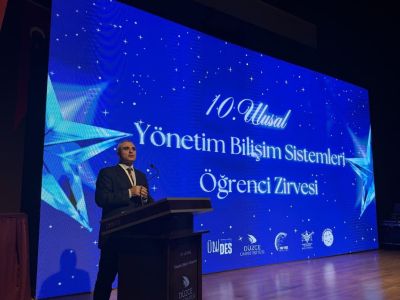 10. Ulusal Yönetim Bilişim Sistemleri Öğrenci Zirvesi’ndeyiz.